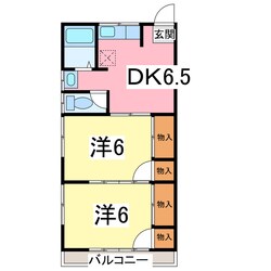 コーポシムラの物件間取画像